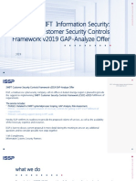 SWIFT Information Security: SWIFT Customer Security Controls Framework v2019 GAP-Analyze Offer
