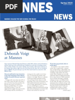 Download Mannes College The New School for Music  Alumni Newsletter Spring 2010 by The New School SN46747604 doc pdf