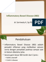 Inflammatory Bowel Disease (IBD) : Dr. Sarniwaty K, SP - PD