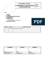 Procedimiento AACC - AAPP - Noconformidad