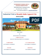 Brandix India Apparel City Industrial Visit Report