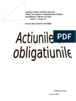 Actiunile si Obligatiunile