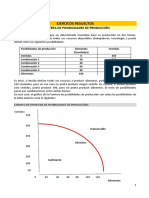 Ejercicos Frontera de Posibilidades de Producción PDF