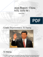 Simulation Report: China INTL 1050 W1: Celine Dion