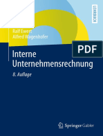 Interne Unternehmensrechnung by Ralf Ewert, Alfred Wagenhofer (Auth.) PDF
