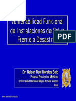 Vulnerabilidad Funcional de Instalaciones de Salud en Casos de Desastre PDF