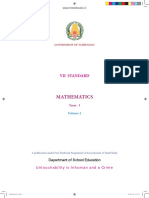 7th STD Term 1 Mathematics EM PDF