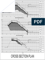 Cross Section Plan: End of Bottom Existing Gabion 0 + 067