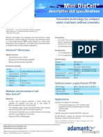 Description and Specifications: Innovative Technology For Compact Water Treatment Without Chemistry