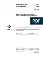 NTC 1030 Acido Clorhídrico para Uso Industrial PDF
