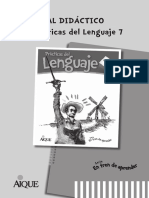 Guia Docente Practicas Del Lenguaje 7 PDF