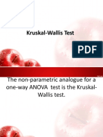 Kruskal Wallis Test