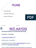 Outline: - What Is NITI Aayog - Composition of NITI Aayog - Functions of NITI Aayog