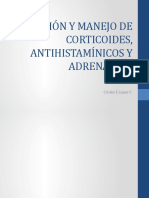 Manejo de Corticoides, Antihistamínicos