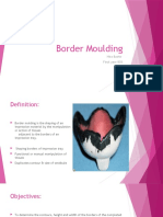Border Moulding: Hira Bashir Final Year BDS