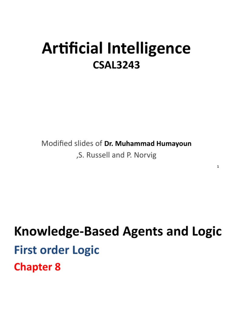 First Order Logic | PDF | First Order Logic | Logic