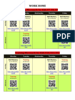 Work Home: Training Microcycle For Kids U7, U8, U9