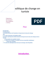 La Politique de Change en Tunisie