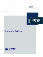 US ALCIM UM Formula Editor