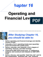 Operating and Financial Leverage