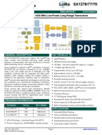 LoRa Datasheet