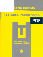 Susana Urbina - Testarea Psihologica PDF