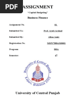 Assignment: University of Central Punjab