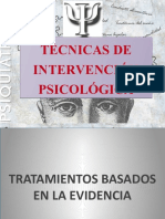 Técnicas de Intervención Psicológica