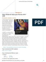 OMS Plano Global de Ação para Vacinas 2011-2020 PDF