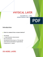 Physical Layer: by B.Sakthi MC.A., M.Phil., Assistant Professor in Dept. of MCA