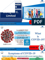 Protection & Prevention From COVID-19: Biological E. Limited