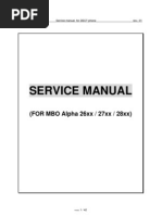 Service Manual Mbo Alpha 26xx - 27xx - 28xx