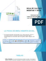 Excel Insertar y Vista