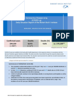 Coronavirus Disease 2019 (COVID-19) Daily Situation Report of The Robert Koch Institute