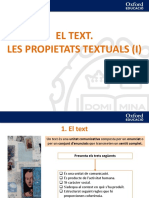 01 Presentacio Text Les Propietats Textuals I