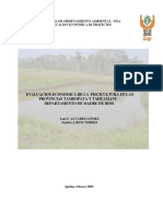 Evaluación económica piscicultura Tahuamanu y Tambopata