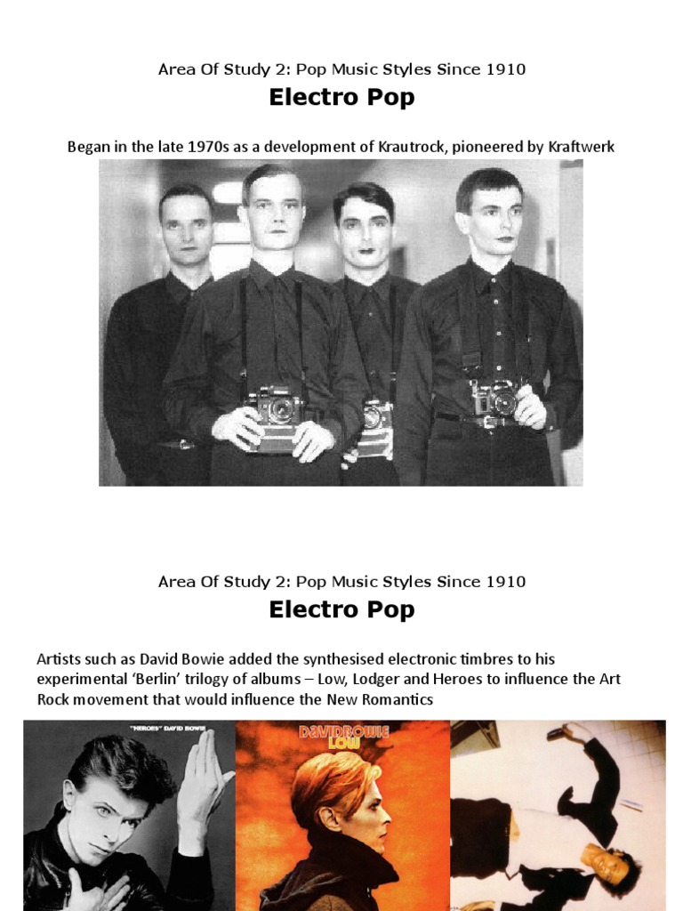 Guide To Electro Pop PDF Song Structure Synthesizer