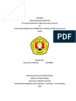 Laporan KP Evaluasi Furnace 01 Kilang PPSDM MIGAS Cepu