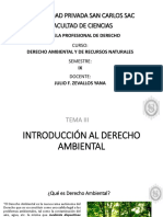 Derecho ambiental: principios y fuentes