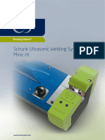 Schunk Ultrasonic Welding Systems Minic-III: Sonosystems ®