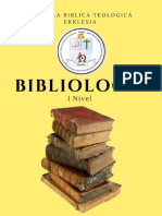Bibliología Escuela Bíblica Teológica Ekklesia 