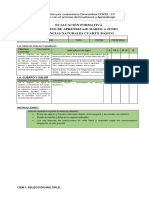 Evaluacion Ciencias Naturales Cuarto Año