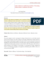 La Enseñanza de Estudios Sociales en Brasil Una Contribución para El Debate