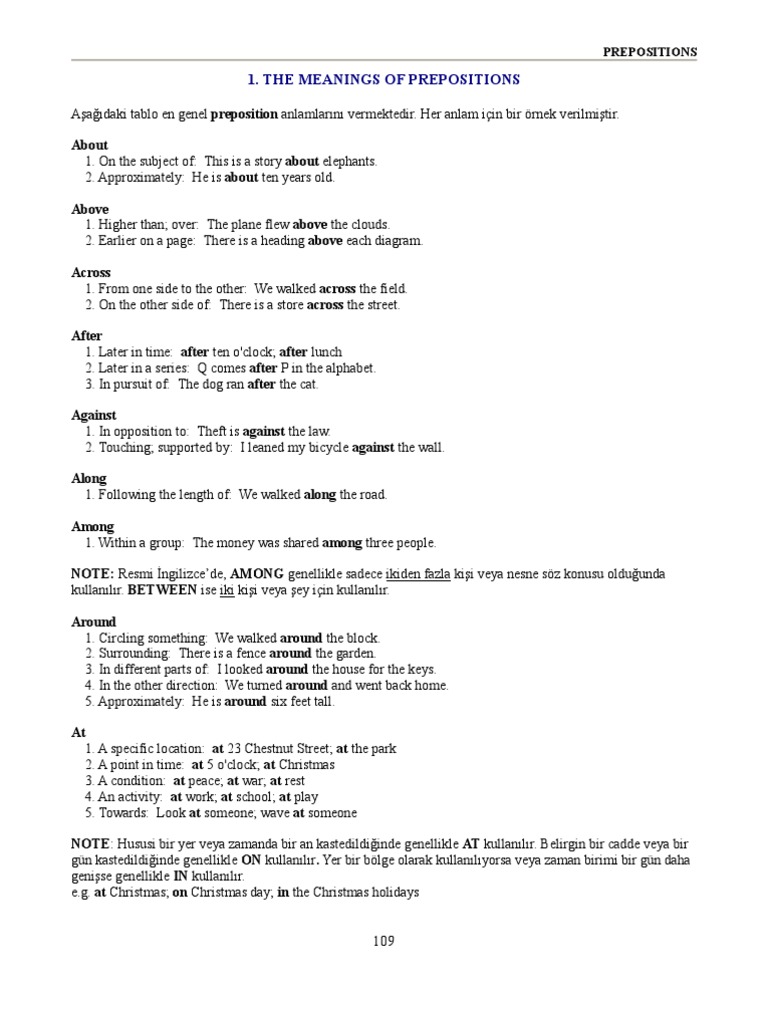 15 Preposition (109-128) (11 02 04) | PDF | Preposition And ...