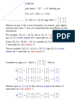 Valores e Vetores Proprios