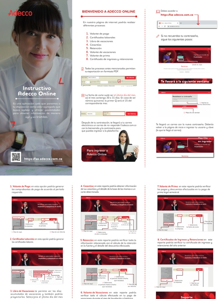 Instructivo Adecco Online PDF PDF Contraseña Informática