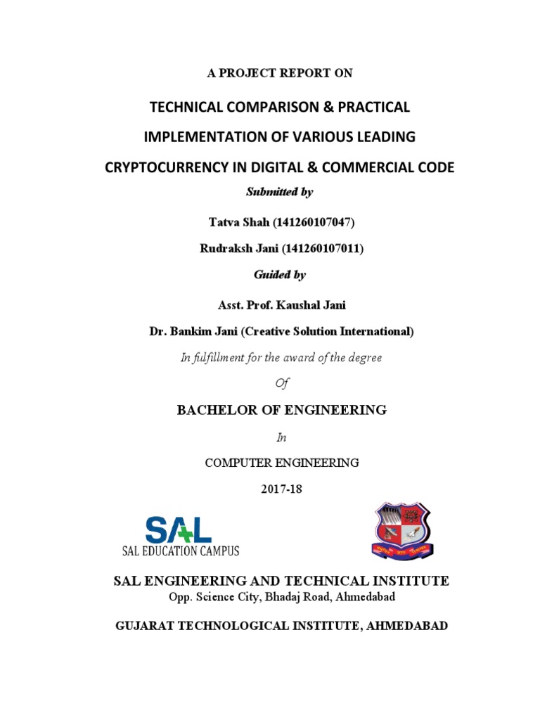 Report of Cryptocurrency Application | PDF | Data Model | Risk Management