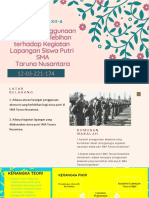 Pengaruh Penggunaan Aksesoris Berlebihan Terhadap Kegiatan Lapangan Siswa Putri SMA Taruna Nusantara