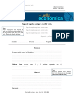 Plantilla Template Huella Económica 2018