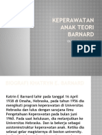 KEPERAWATAN ANAK Kel 3 TEORI BARNARD